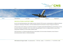 Tablet Screenshot of cns-solutions.net